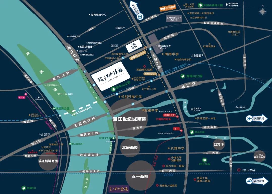 地铁中建·江山玖樾位置图