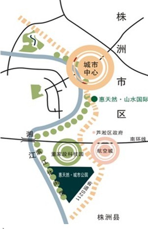 青龙湾田园国际新区位置图
