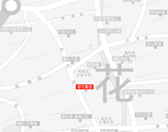 都市馨园位置图
